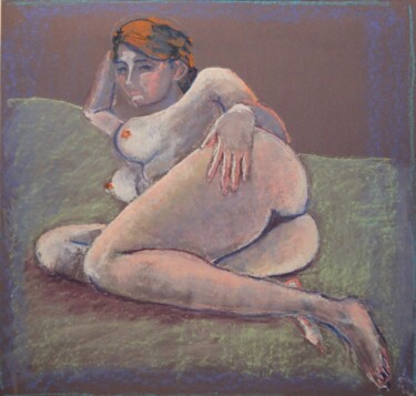 Dessin intitulée "N.R. N° 3" par R. Cavalié, Œuvre d'art originale, Pastel