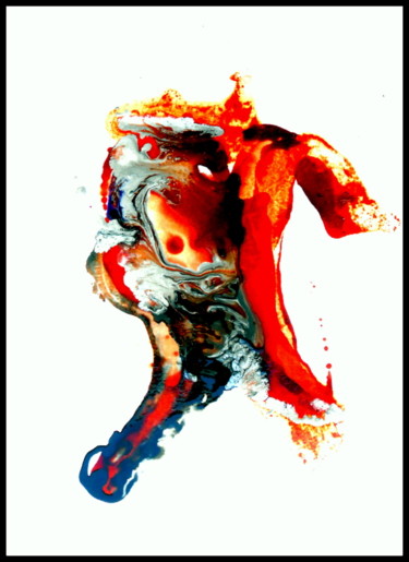 Painting titled "l' homme-a-tete-doi…" by Mysane, Original Artwork, Other