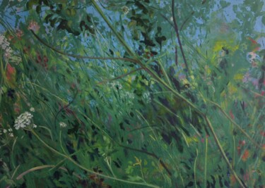 Painting titled "Printemps II" by Anyck Alvarez Kerloch, Original Artwork, Acrylic