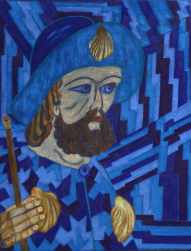Peinture intitulée "Saint Jacques le pè…" par Laure Barlet, Œuvre d'art originale, Huile