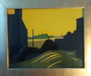 印花与版画 标题为“Village up north” 由Paul Antwis, 原创艺术品, 丝网印刷