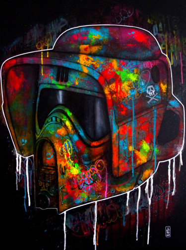 Pittura intitolato "Scout Trooper" da Umo Masada, Opera d'arte originale, Acrilico