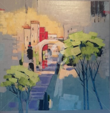 Peinture intitulée "Bagnone" par James Burgevin, Œuvre d'art originale, Acrylique