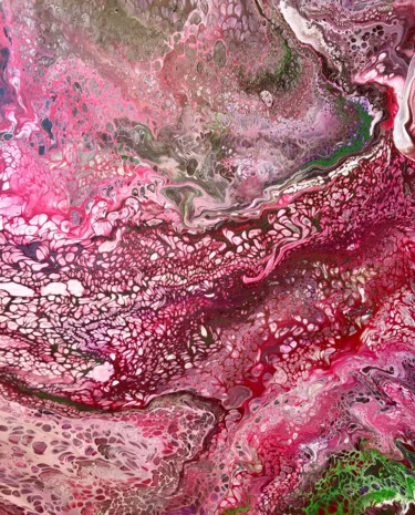 Peinture intitulée ""Hemoglobine"" par Adina De Souzy, Œuvre d'art originale