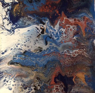 Peinture intitulée ""Waves"" par Adina De Souzy, Œuvre d'art originale