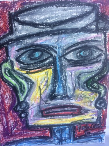 Peinture intitulée "Jazzy ..." par Pascal 5, Œuvre d'art originale, Pastel