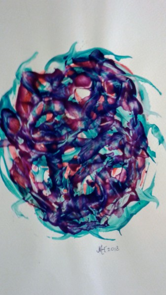 Schilderij getiteld "20180507-190249.jpg" door Marianne Huizinga, Origineel Kunstwerk