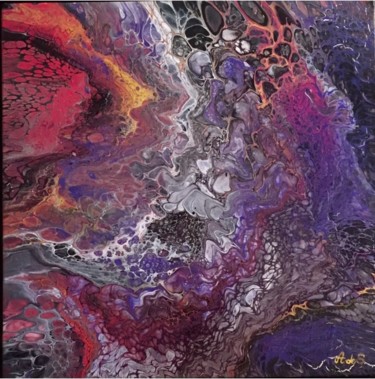 Peinture intitulée "« Aube minerale »" par Adina De Souzy, Œuvre d'art originale