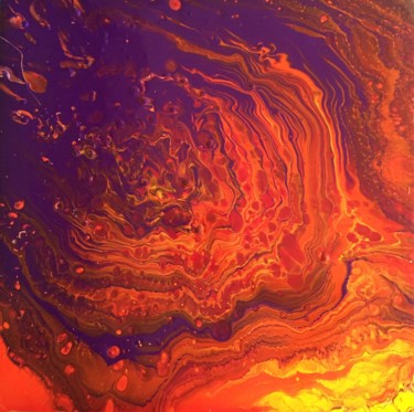 Peinture intitulée "« Éclosion »" par Adina De Souzy, Œuvre d'art originale