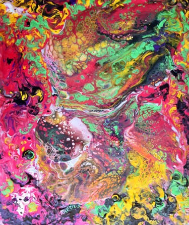 Peinture intitulée "« Exubérance »" par Adina De Souzy, Œuvre d'art originale