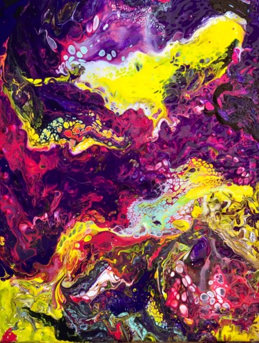 Peinture intitulée "« Octopus »" par Adina De Souzy, Œuvre d'art originale