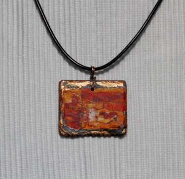 Design titled "ocre-5" by S Eymond Laritaz, Original Artwork, Necklaces