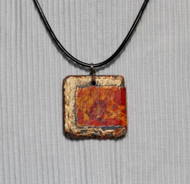Design titled "ocre-6" by S Eymond Laritaz, Original Artwork, Necklaces