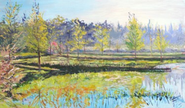 L'étang du parc du moulin à Crosne