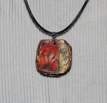 Design titled "Harmonie ocre-perso…" by S Eymond Laritaz, Original Artwork, Necklaces