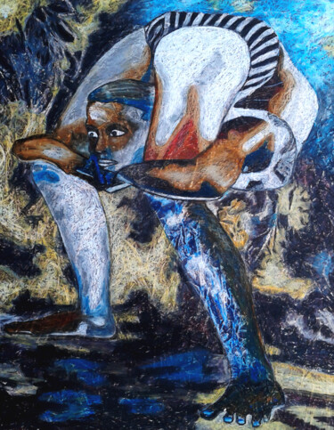 Malerei mit dem Titel "integration.jpg" von Josef Leitner, Original-Kunstwerk, Acryl