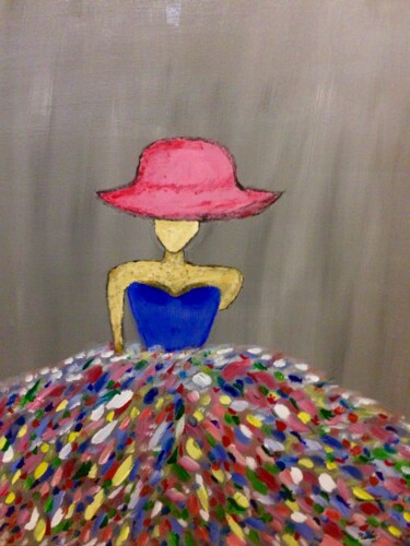 Peinture intitulée "Mariée en couleurs" par Pascal 5, Œuvre d'art originale, Acrylique