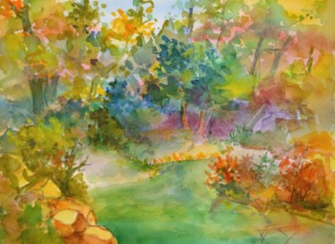Peinture intitulée "2018-10-23x31.jpg" par Gilles Tranier, Œuvre d'art originale