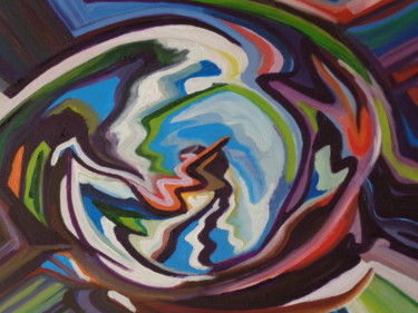 Peinture intitulée "N4a" par Agnieszka Rozek, Œuvre d'art originale, Huile