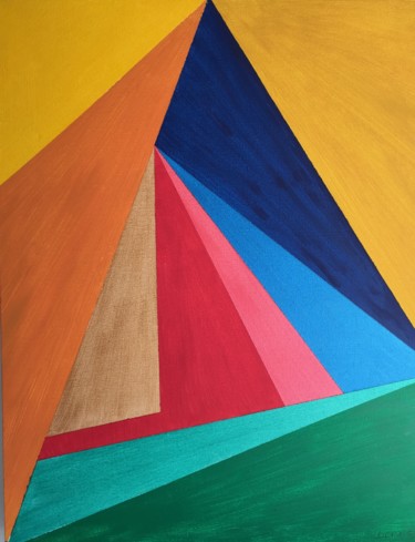 Multi Peinture intitulée "Multi" par Dominique Danguy, Œuvre d'art originale, Acrylique