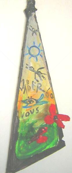 Sculpture intitulée "Pièce triangulaire" par Monsieur Jaber, Œuvre d'art originale