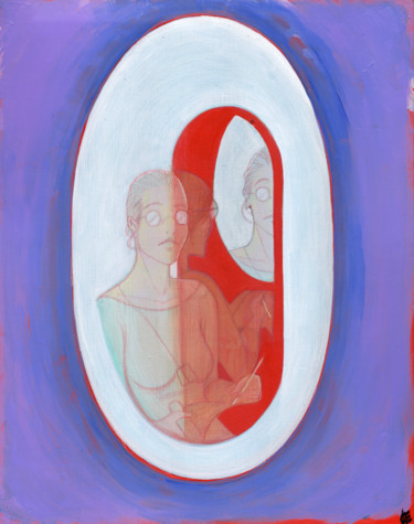绘画 标题为“Nirvana Hot & Cold 1” 由Oberlin The Artist, 原创艺术品, 丙烯