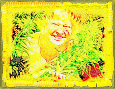 Digital Arts titled "Лена Lena30" by Dima Dima Vil Ms Wilms (Rok Zivopisec Rock Painter), Original Artwork, 2D Digital Work