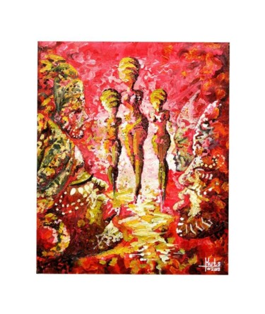 Painting titled "Afrishion." by Black Wonders Ent., Original Artwork, Acrylic