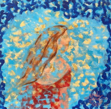 绘画 标题为“Sevgi Yağmuru” 由Erdal Bölükbaşı, 原创艺术品, 丙烯 安装在木质担架架上