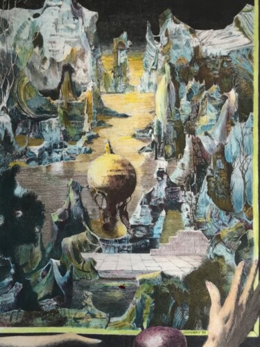 印花与版画 标题为“Tableau glacé.” 由Jacques Tafforeau, 原创艺术品, 其他