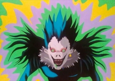 绘画 标题为“PsyDark Ryuk - Trip…” 由Luigi Monti, 原创艺术品, 油