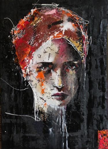 Peinture intitulée "Hey you, Can you fe…" par Donatella Marraoni, Œuvre d'art originale, Émail