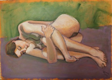 Dessin intitulée "N°762   Dasein    S…" par R. Cavalié, Œuvre d'art originale, Pastel
