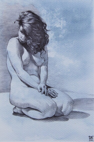 제목이 "Smoke gets in your…"인 그림 Joeri Van Royen로, 원작, 볼펜