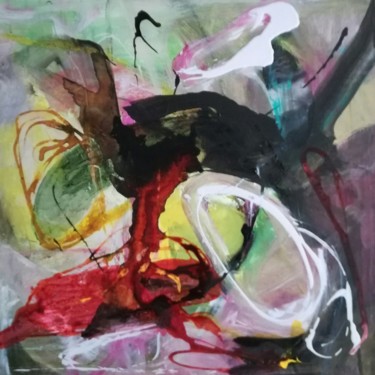 Peinture intitulée "Sans titre 19.18" par Martine Swynghedauw, Œuvre d'art originale, Acrylique