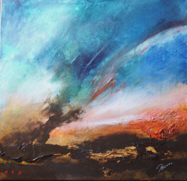 Peinture intitulée "Un-jour…" par Pascal Thomas, Œuvre d'art originale, Acrylique