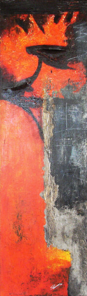 Peinture intitulée "Totem" par Pascal Thomas, Œuvre d'art originale, Acrylique