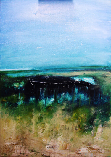 Peinture intitulée "Regarde…" par Pascal Thomas, Œuvre d'art originale, Acrylique