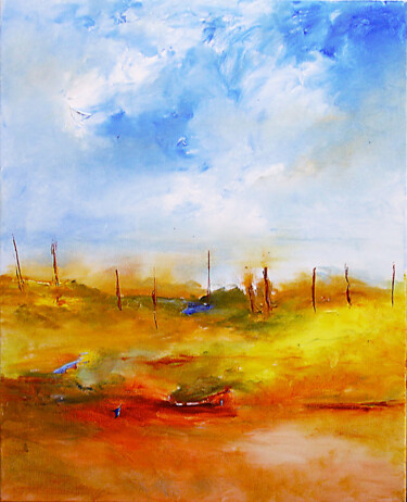 Silence… Peinture intitulée "Silence…" par Pascal Thomas, Œuvre d'art originale, Acrylique