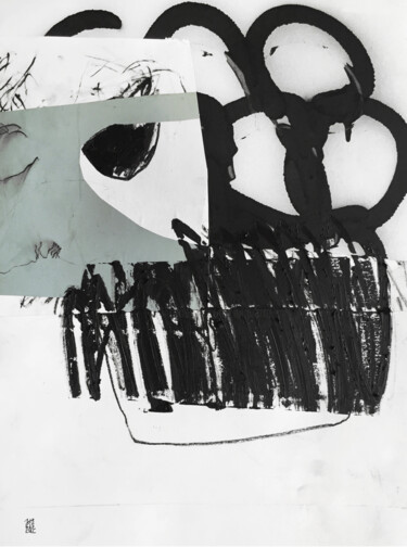Collages titled "LET GO" by Luc Pierre, Original Artwork, Paper