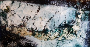 Peinture intitulée "Susanoo - Pièce uni…" par Isabelle Mathis, Œuvre d'art originale, Émail Monté sur Pierre