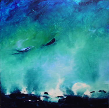 Peinture intitulée "Aquarius" par Pascal Thomas, Œuvre d'art originale, Acrylique