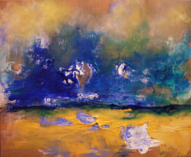 Peinture intitulée "Tsunami" par Pascal Thomas, Œuvre d'art originale, Acrylique