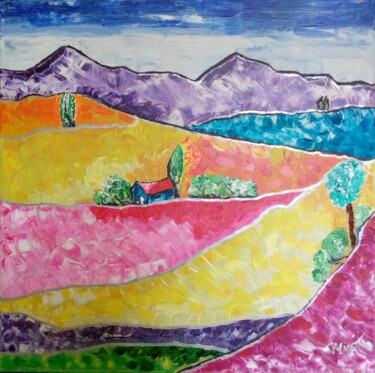 Peinture intitulée "UTOPIE" par Marc Felix, Œuvre d'art originale, Acrylique