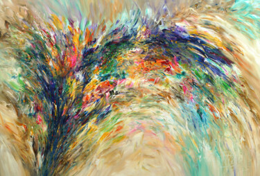 Vitality XL 3 Schilderij getiteld "Vitality XL 3" door Peter Nottrott, Origineel Kunstwerk, Acryl