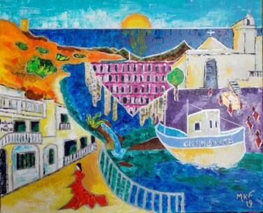 Peinture intitulée "El paraíso" par Marc Felix, Œuvre d'art originale, Acrylique