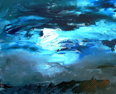 Peinture intitulée "Néant" par Pascal Thomas, Œuvre d'art originale, Acrylique