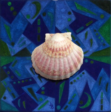Peinture intitulée "Point de repère" par Laure Barlet, Œuvre d'art originale, Huile