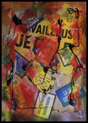 Peinture intitulée "lam-artiste-peintre…" par Lam, Œuvre d'art originale, Acrylique