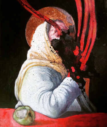 Painting titled "I was wrong but the…" by Cosmin Tudor Sirbulescu, Original Artwork, Oil